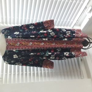 Suzanne  Betro floral print shift dress size 4X